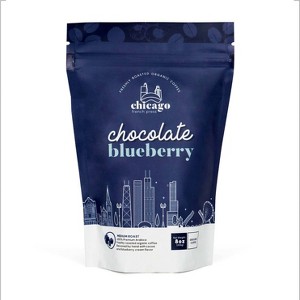 Chicago French Press Chocolate Blueberry Medium Roast Coffee - 8oz - 1 of 3