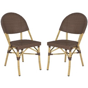 Barrow Side Chair - Indoor/Outdoor - FOX5203 - Safavieh - 1 of 4