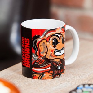 Evergreen Cleveland Browns, 11oz Mug Justin Patten - 1 of 3