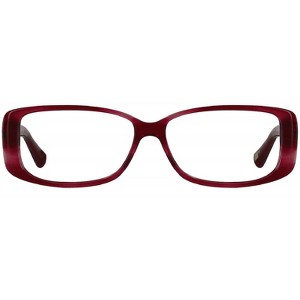 Jones New York J746 Designer Acetate Eye Glasses Frame in Pink Silver/Demo Lens 138mm Frame/54mm Lens Width - 1 of 2
