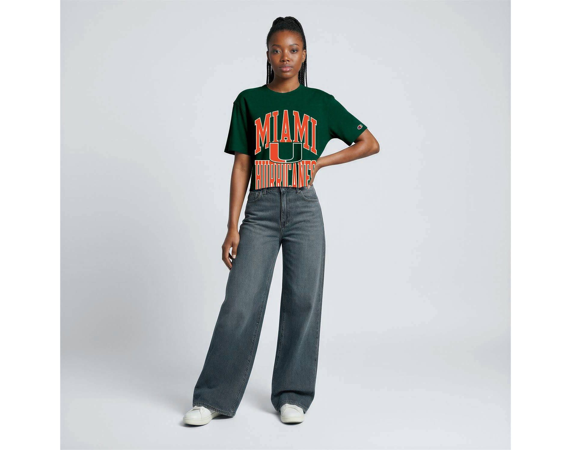 NCAA Miami Hurricanes Women's Champion T-Shirt