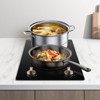 VEVOR Induction Cooktop, 1800W Electric Countertop Burner,2 Burner Knob Control Stove,Built-in Induction Cooktop with 12 Temperature Settings, Black - 2 of 4