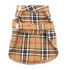 The Worthy Dog Beige Plaid Flannel Adjustable Pet Dress - image 2 of 4