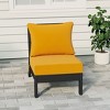 WestinTrends  Avalon Outdoor HDPE Deep Seating Modular Armless Patio Chair with Patio Cushions - 2 of 4