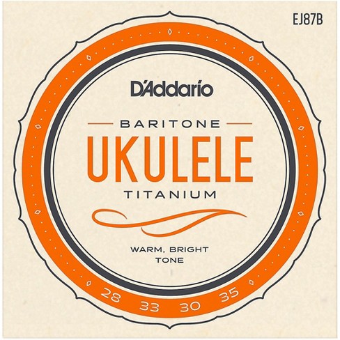 D'Addario EJ87B Titanium Baritone Ukulele Strings - image 1 of 4