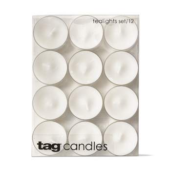 tagltd Tealight Candles Set/12