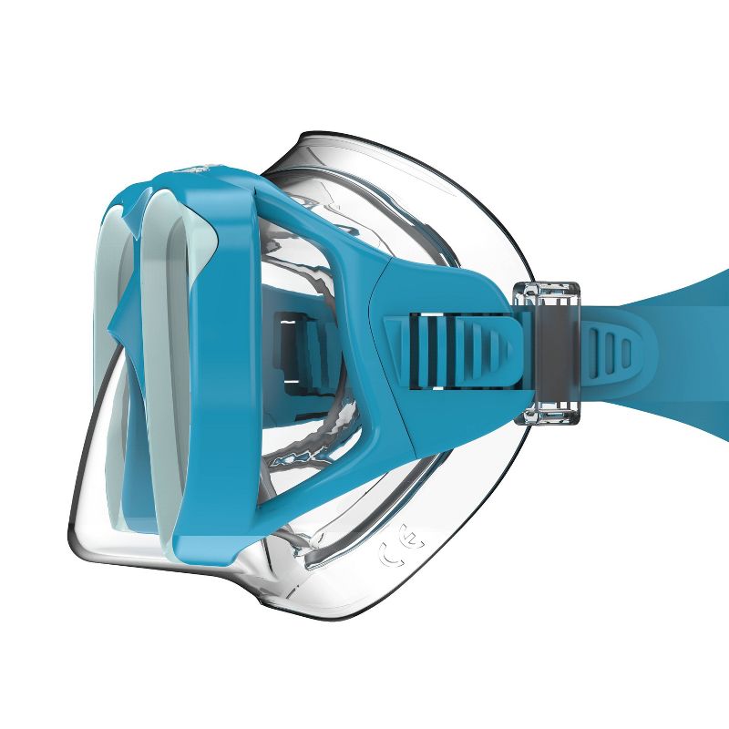 Speedo Junior Mask Snorkel and Fin Set - Turquoise/Gray , 3 of 6