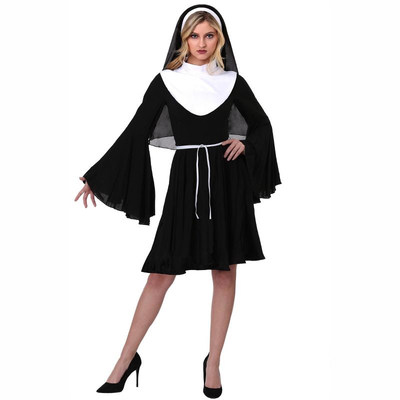 HalloweenCostumes.com Sassy Nun Womens Costume, 1 of 2