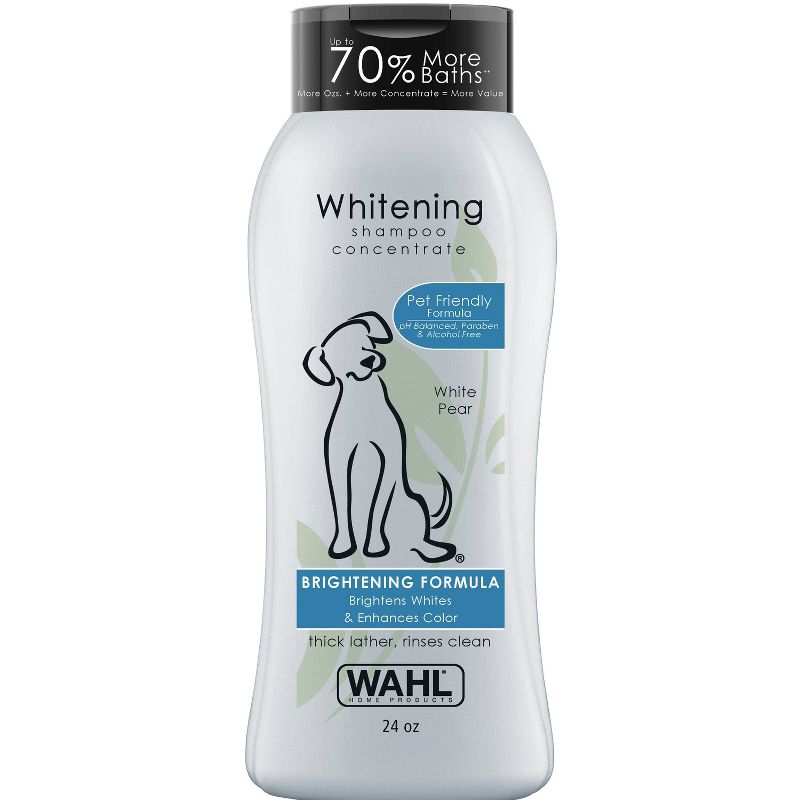 Wahl Pet Shampoo Whitening Brightening Formula White Pear - 24oz, 1 of 5