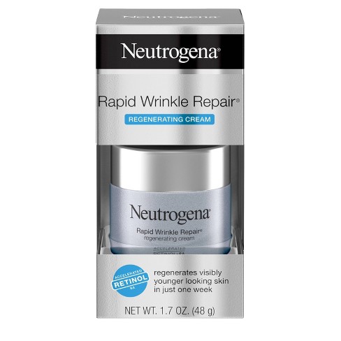 Neutrogena Rapid Wrinkle Repair Hyaluronic Acid Retinol Cream 1 7oz Target