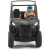 Can-Am Maverick Trail DPS 1000 Matt Black with Driver Figure 1/32 Diecast Model by BRP Models - 4 of 4