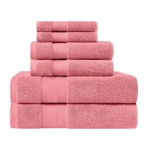 Luxury Cotton Heavyweight Solid Plush Towel Set by Blue Nile Mills - 1 of 4