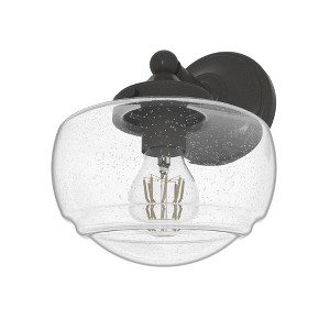 Hunter Fans Saddle Creek 1 - Light Wall Light in  Noble Bronze - 1 of 1