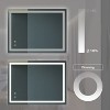 32x24inch Bathroom Led Classy Vanity Mirror with focused backplane,High Lumen,Dimmable Touch,Wall Switch Control, Anti-Fog - 4 of 4