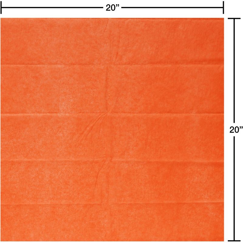 6ct Tissue Sheets Orange/Black, 5 of 9