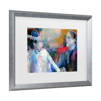 Trademark Fine Art -Richard Wallich 'Frankenstein and His Wife' Matted Framed Art