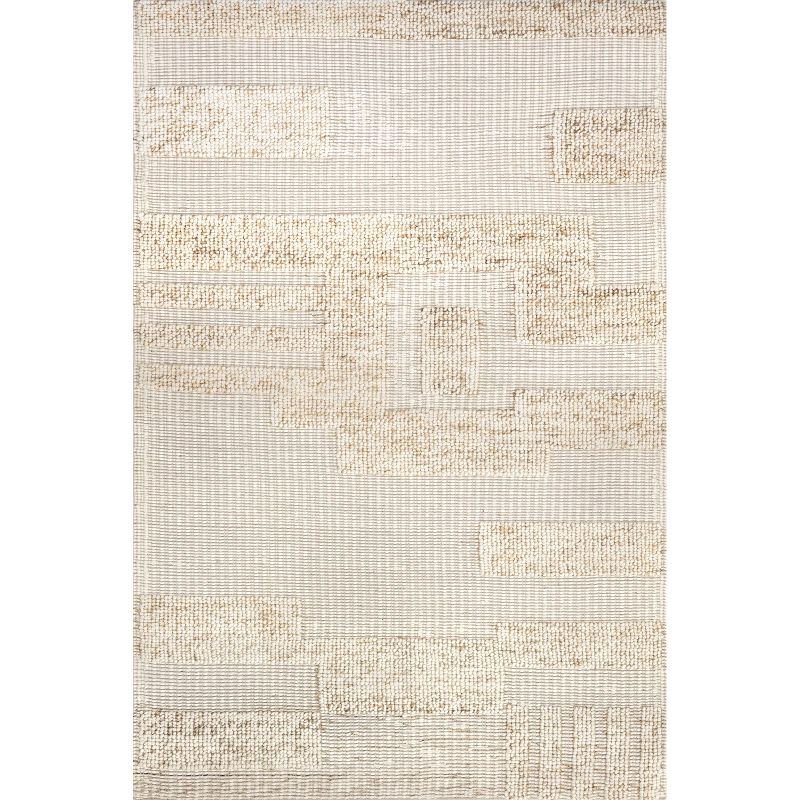 nuLOOM Danielle Abstract High-Low Wool Area Rug, 1 of 11