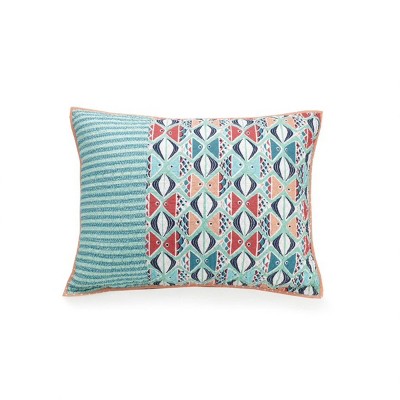 Standard Go Fish Pillow Sham Teal - Vera Bradley