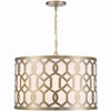 Crystorama Lighting Jennings 5 - Light Pendant in  Aged Brass - 3 of 4