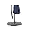 CAVINAS 10Ft Offset Hanging Market Patio Umbrella with Tilt Adjustment and 8 Ribs,Outdoor Umbrellas for Patio,Backyard,Poolside - 4 of 4