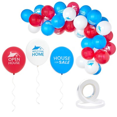 Sparkle and Bash 99 Piece Open House Balloons, Balloon Garland Arch Kit, House for Sale, 12 in