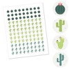 Big Dot of Happiness Prickly Cactus Party - Fiesta Party Round Candy Sticker Favors - Labels Fits Chocolate Candy (1 Sheet of 108) - 2 of 4