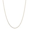 Black Bow Jewelry 0.8mm 14k Yellow Gold Solid Box Chain Lobster Clasp Necklace - 3 of 4