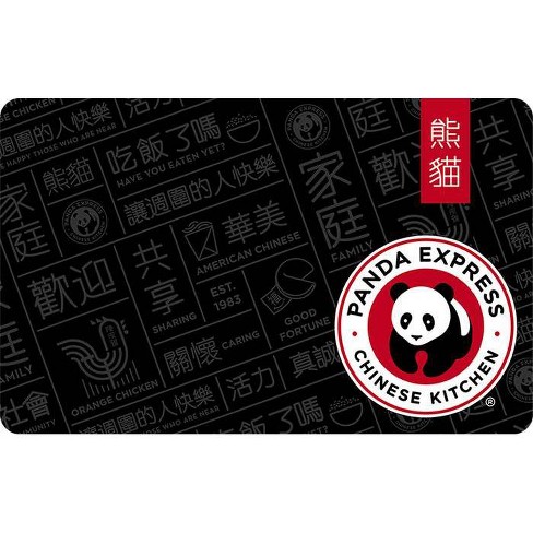 Panda Express $25 Gift Card (email Delivery) : Target