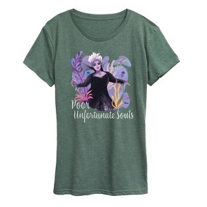 Women's - Disney - Poor Unfortunate Soul Short Sleeve Graphic T-Shirt - 1 of 4