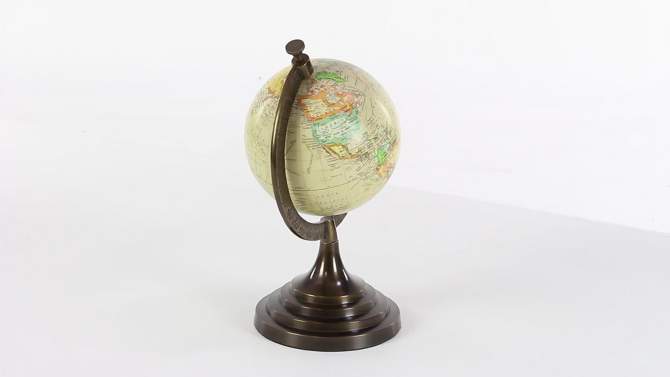 15&#34; x 8&#34; Traditional Geographical Globe - Olivia &#38; May, 2 of 15, play video
