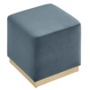 Modway Tilden 17 in. Square Performance Velvet Upholstered Ottoman - 3 of 4