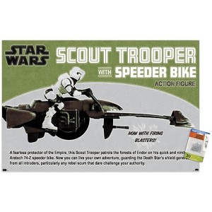 Trends International Star Wars: New Vintage - Speeder Bike Unframed Wall Poster Prints - 1 of 4