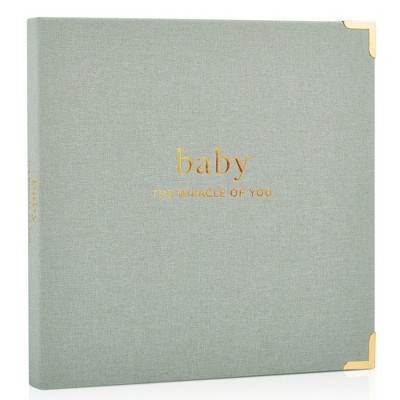 Keepsake Baby Memory Book for Boys and Girls – Timeless First 5 Year Baby Journal, Scrapbook and Photo Album