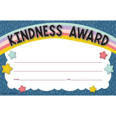Teacher Created Resources Oh Happy Day Kindness Awards, Pack of 30 (Case of 6)