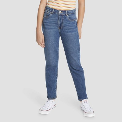 Levi's® Girls' High-rise Mini Mom Jeans - Dark Wash 10 : Target