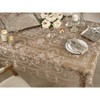Saro Lifestyle Saro Lifestyle All Over Lace Runner, Ecru, 15" x 66" - 3 of 3