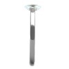 Slickblue Women's Polished Stainless Steel Solitaire Ring with 7.5mm Oval-Cut Clear CZ, Lightweight, size 5–10 - 4 of 4
