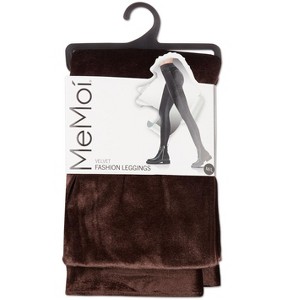 Memoi Women's Velvet High-Waist Shaping Leggings - 1 of 3