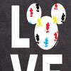 Women's - Disney - Mickey Love Fill Short Sleeve Graphic T-Shirt - 2 of 4