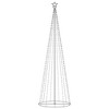 vidaXL Christmas Cone Tree Warm White 732 LEDs 63"x196.9" - 3 of 4