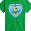 Men's - Spongebob Squarepants - Heart Porthole Window-Womens Men's Short Sleeve Graphic T-Shirt Short Sleeve Graphic T-Shirt - 2 of 4