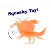 Collectible Wildlife Gifts | Crab, Orange Crab, With Squeak, Squeakey, Rubber, Crustacean Design, Hand Painted, Model,  Gift   7"   F1764 B188 - 3 of 4