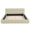 Queen Size Upholstered Platform Bed with Thick Fabric, Grounded Bed with Solid Frame-ModernLuxe - image 4 of 4