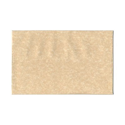 JAM Paper A10 Parchment Invitation Envelopes 6 x 9.5 Brown Recycled 52074