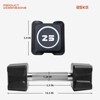 Cast Iron Dumbbells with Non-Slip Handle – Hand Weights for Home Gym, Available as Single or Pairs - 2 of 4