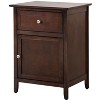 NicBex Transitional Nightstand with 1 Drawer Modern Bedside Table with Storage Space End Table for Living Room, Bedroom, Study - 3 of 4