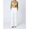 Women's High Waisted Trouser Pant - Cotton Candy - 4 of 4