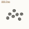 Unique Bargains Loose Metal Clamp Ends Tiny Round Crimp Beads for Bracelet DIY 200 Pcs - 3 of 4