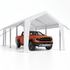Galvanized Steel PE 8-Leg Canopy Sunshade 13x20, Water-Resistant, Durable, UV Protection, Heavy-Duty Metal Frame - 2 of 4