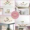 Rennnsan Veloura 18"W 6-Light Sputnik Industrial Dimmable Semi Flush Mount - 2 of 4